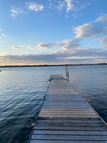 En badebro i vintervejret