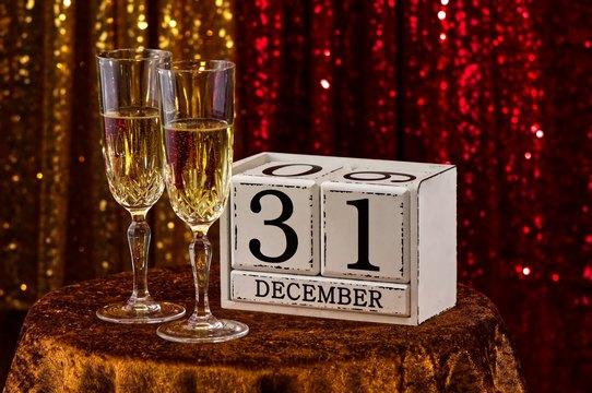 Champagne og kalender